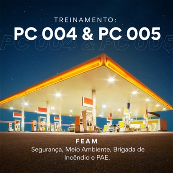 Treinamento PC 004 e PC 005 - FEAM (Segurança e Meio Ambiente)